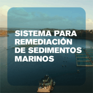 Sistema para remediación de sedimentos marinos