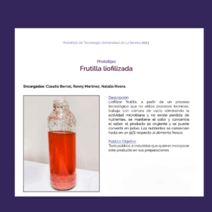 Frutilla Liofilizada
