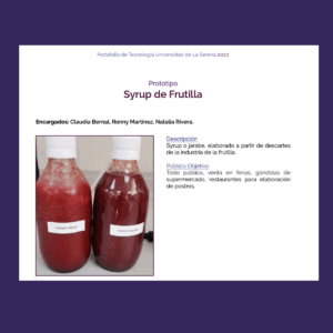 Syrup de frutilla