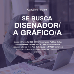 Red de Innovación CUECH abre concurso público para diseñador/a gráfico/a del Proyecto RED23994